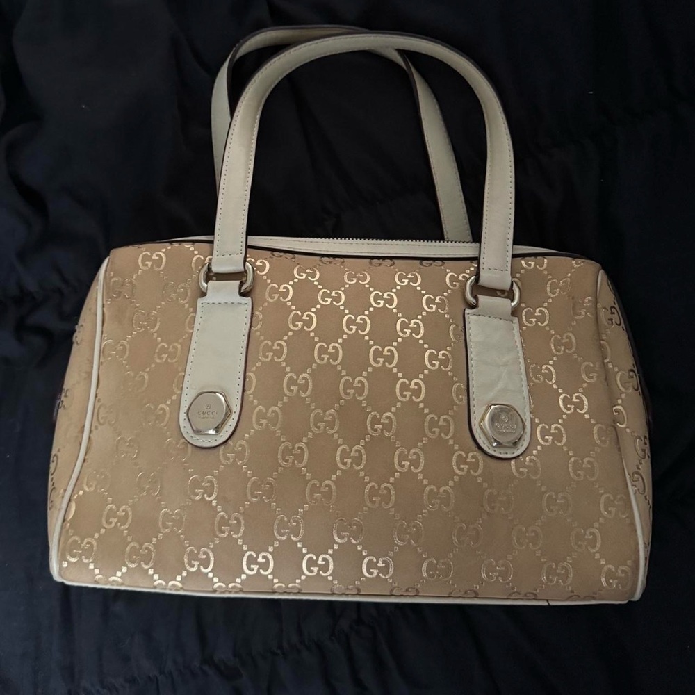 RARE 2000s Gucci Boston Bag - Picture 2 of 8